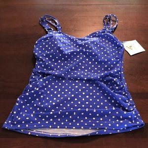 Croft & Barrow - tankini top - NWT - size 8D